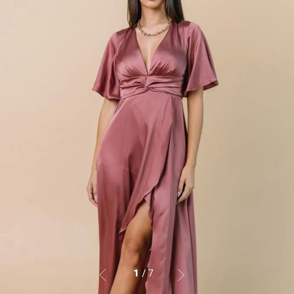 Baltic Born Stina Satin Maxi Dress